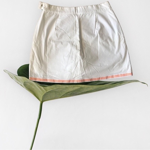 Lauren Active Ralph Lauren NWOT Skort White/ Orange Zip with Hook Size 4 - Picture 6 of 8